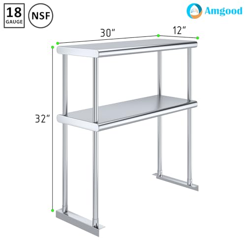 Double OverShelf Stainless Steel NSF