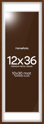 12x36 Brown Oak Picture Frame (3 Count)