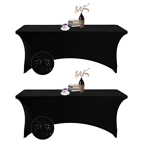 2Pack Spandex Waterproof Rectangular Table Covers