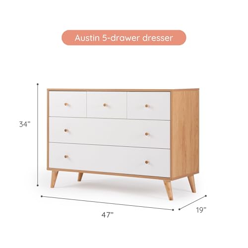 Austin 5 Drawer Dresser for Nursery