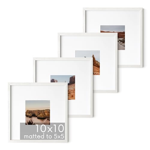 White Oak Wood 10x10 Picture Frames (4 Count)