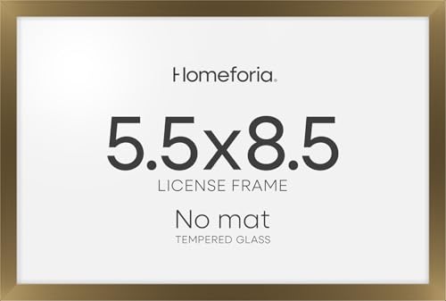 5.5x8.5 Bronze Business License Frame (2 Count)