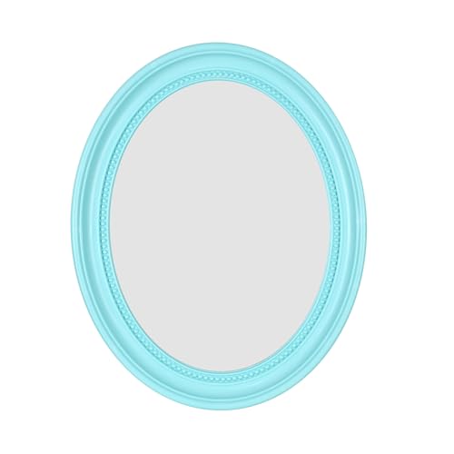 20 x 16 inch Light Blue Mirror Oval Bathroom Mirror Wall Mirror