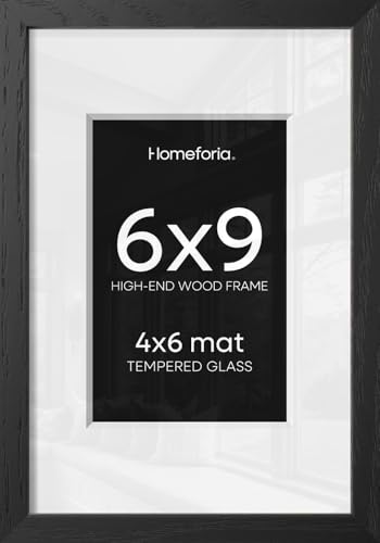 6x9 Black Oak Picture Frame