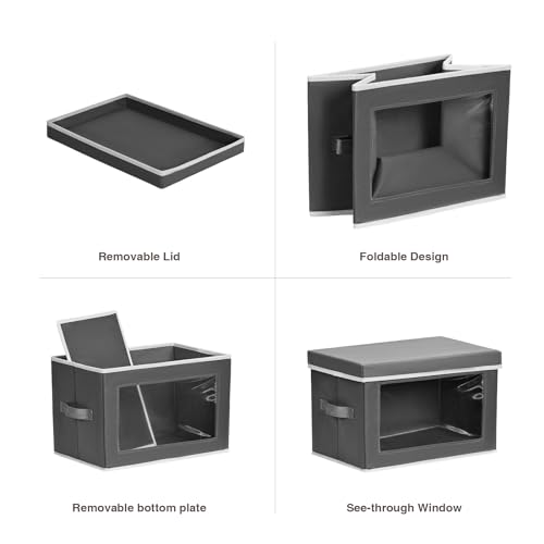 Storage Bins with Lids (3 Count)