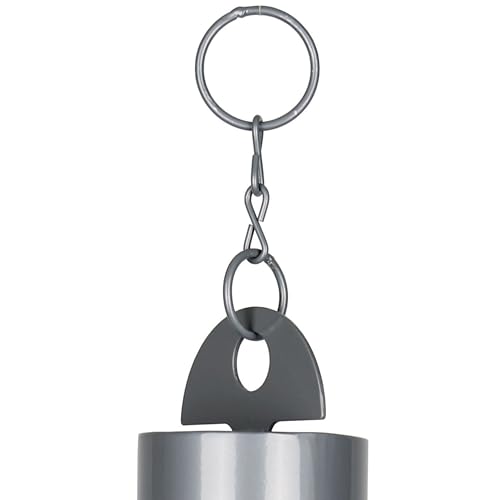 Heroic Windbell Wind Chime for Outside 40" Large Grey