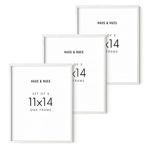 White Oak Wood 11x14 Picture Frames (3 Count)