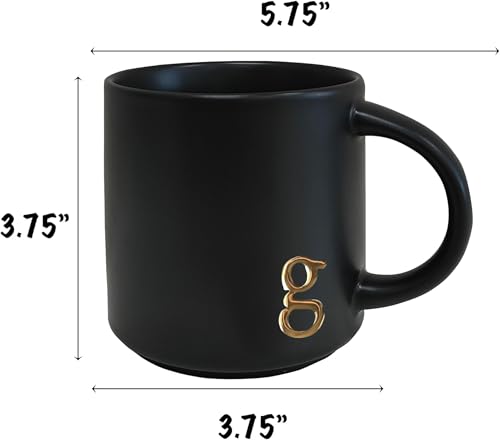 Black Ceramic Coffee Mug