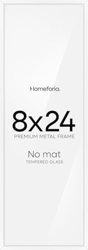 8x24 White Panoramic Picture Frame (2 Count)