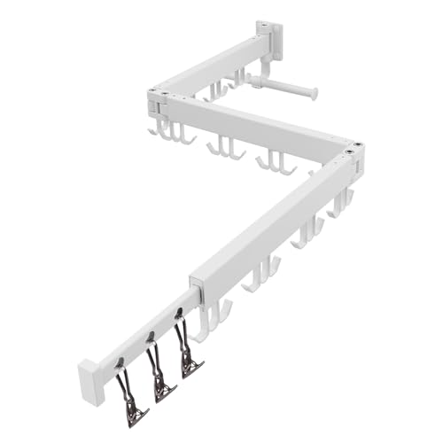 Wall Mounted Clothes Drying Rack Tri