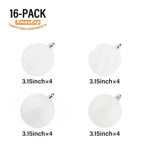 16ct Christmas Balls Ornaments (20 Count)