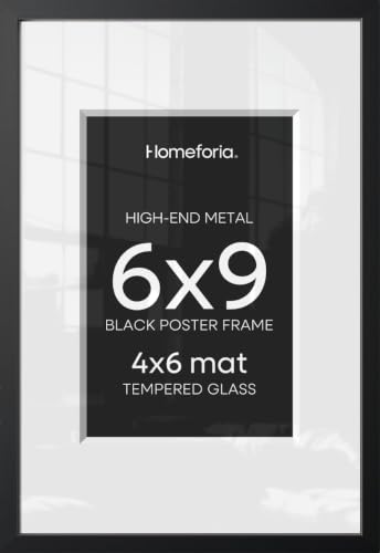 6x9 Black Picture Frame (3 Count)