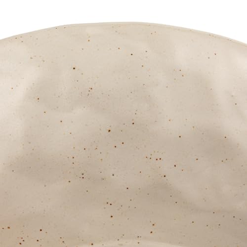 Stoneware Footed Pedestal Bowl with Handles