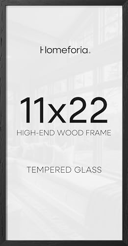 11x22 Black Oak Newspaper Picture Frame