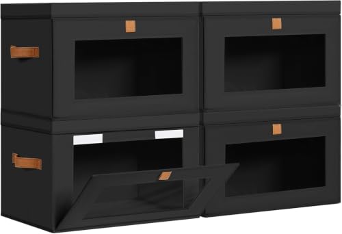 Storage Bins with Lids (4 Count)
