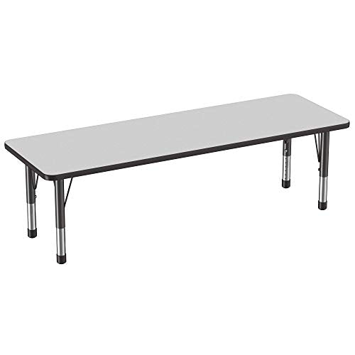 FDP 24" x 72" Rectangle Table with Chunky Legs