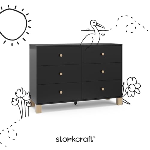 California 6 Drawer Double Dresser