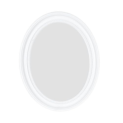 20 x 16 inch（Frame Dimensions） White Oval Wall Mirror