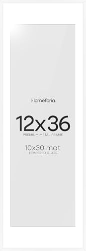 12x36 White Picture Frame