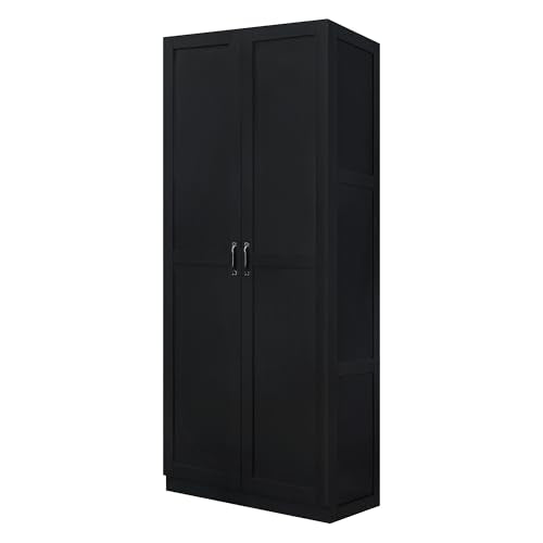 Cornelia Modern Tall Storage Cabinet with Doors and Adjustable Shelves 1.0