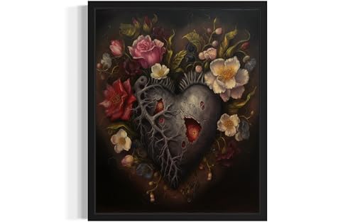 Gothic Heart Unframed Poster Art Print