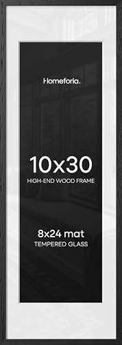 10x30 Black Oak Picture Frame (2 Count)