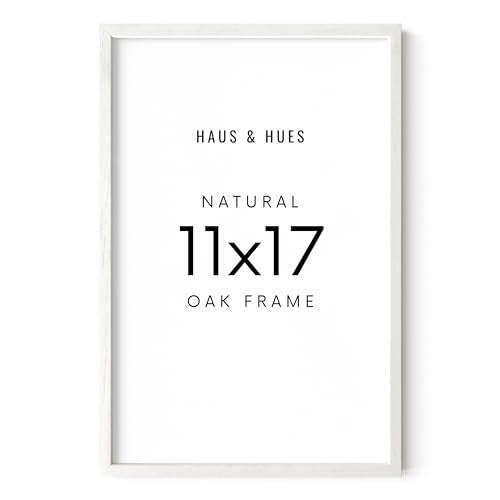 White Oak Wood 11x17 Picture Frame