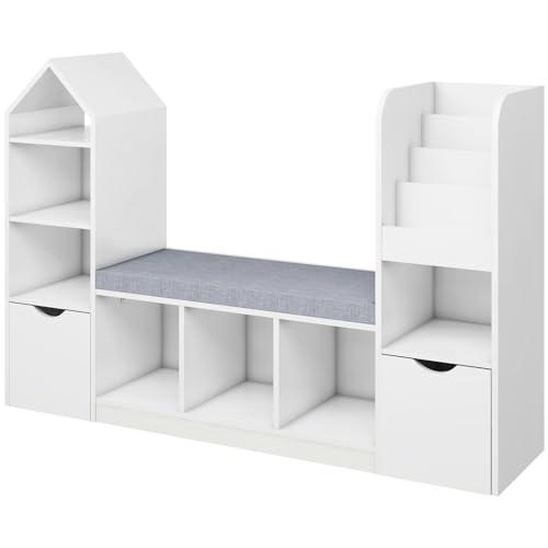 Kids Bookcase and Bookshelf with Reading Nook