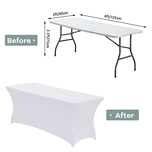 4FT Stretch Spandex Fitted Tablecloth