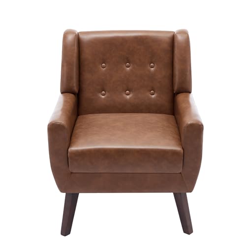 PU Leather Accent Chair