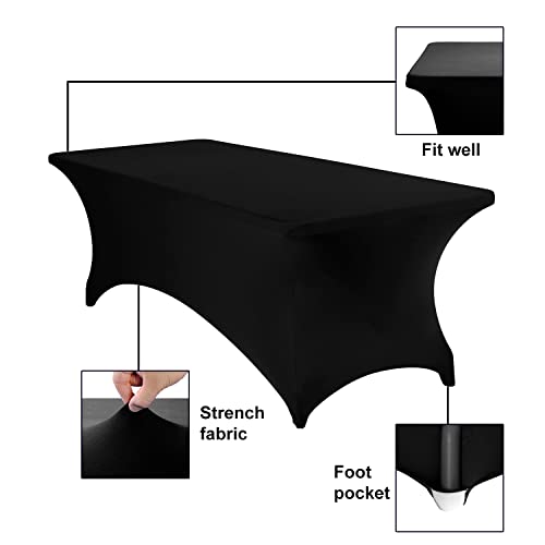 Spandex 8ft Waterproof Table Cover for Party