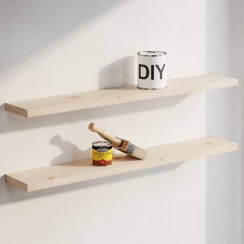 48 Inch DIY Floating Shelves (2 Count)