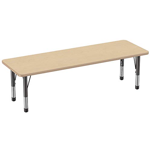 FDP 24" x 72" Rectangle Table with Chunky Legs