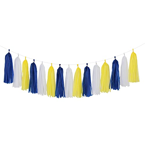 Navy Blue White (15 Count)