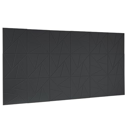 18 Pack Acoustic Panels with Self Adhesive