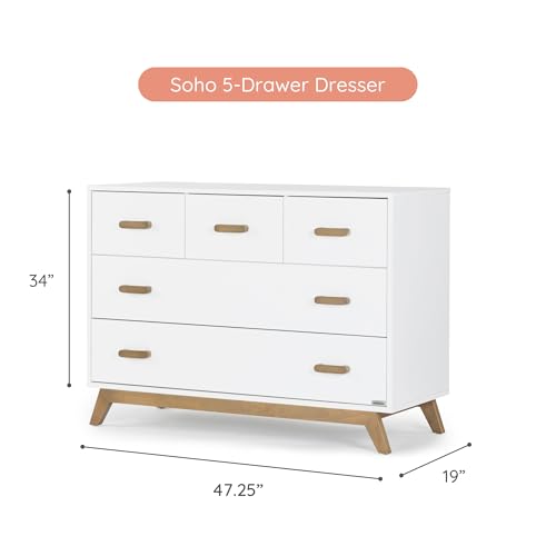 Soho 5 Drawer Dresser for Nursery