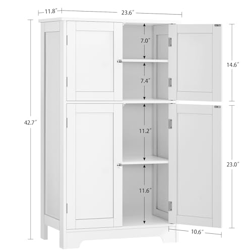Bathroom Floor Storage Cabinet
