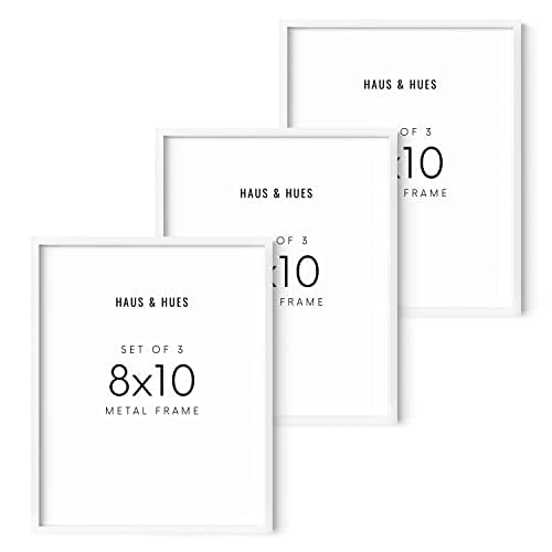 8x10 White Aluminum Frame Set of 3 (3 Count)