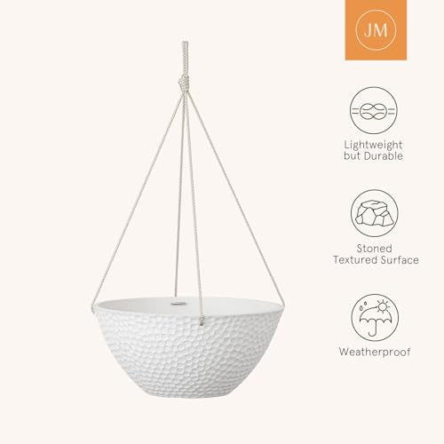 Large Hanging Planters for Outdoor Plants (2 Count)