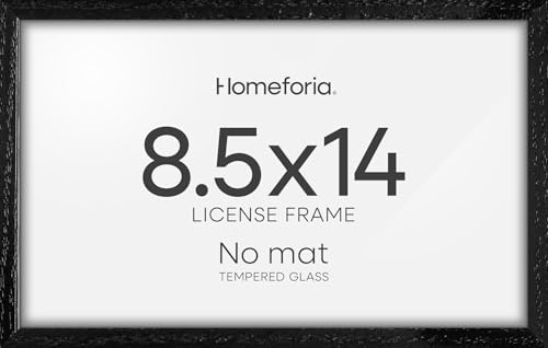 8.5x14 White Oak Marriage License Frame (2 Count)