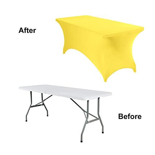 Spandex 6ft Waterproof Table Cover for Party