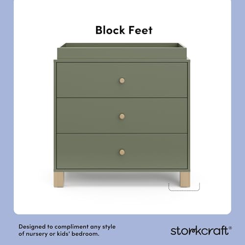California 3 Drawer Chest with Changing Topper