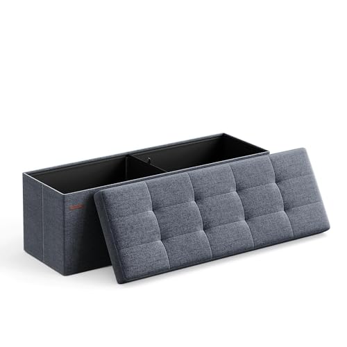 43.3 Inches Folding Storage Ottoman Bench
