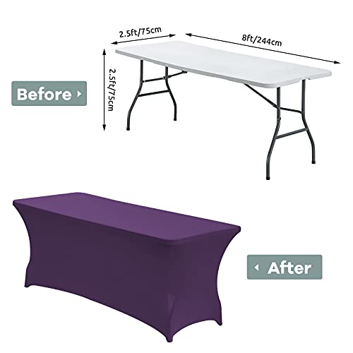 8FT Spandex Fitted Tablecloth