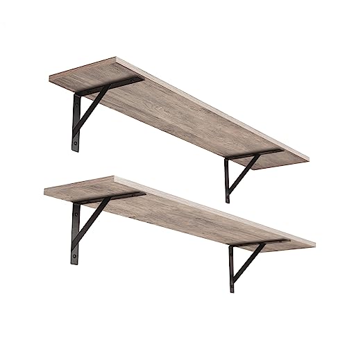 Long Wall Shelves (2 Count)