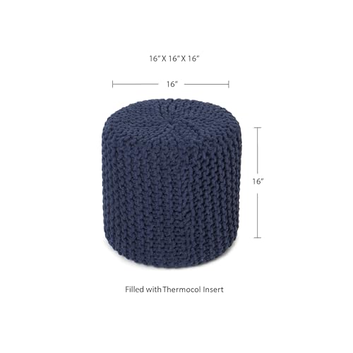 REDEARTH Cylindrical Pouf Ottoman