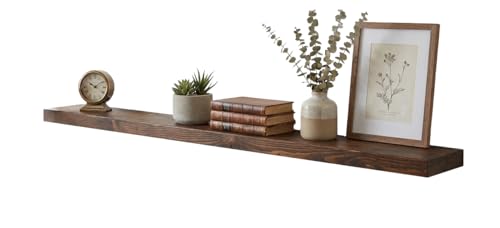 72 inch Wooden Floating Shelves for Wall