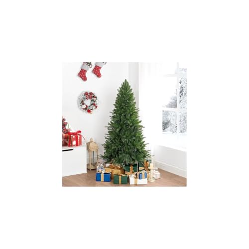 Traditional 4.5ft Prelit Artificial Christmas Tree with 679 Branch Tips