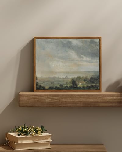 Framed Canvas Wall Art Vintage Decor