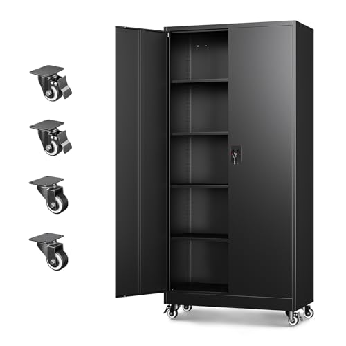 Metal Garage Storage Cabinets with Wheels